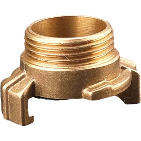 Ensemble de raccords d'eau en laiton pour jardin, terrasse et aménagement extérieur : raccords rapides, accouplements à griffes, robinetterie, accessoires pour outils électriques. (1/5)