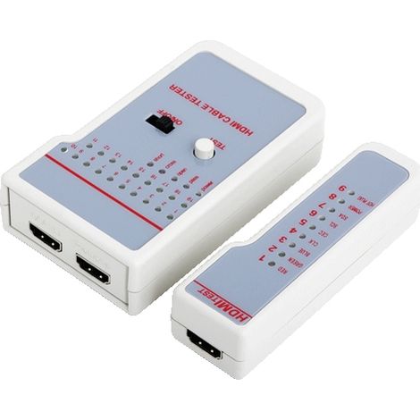 LOGILINK LOGILINK HDMI KABELTESTER, WZ0017 - ÜBERPRÜFUNG PER SCHNELLTEST Á ÜBERPRÜFEN DE HDMI-KABELN, AVEC OPTISCHEN ET AKKUSTI- (1/2)