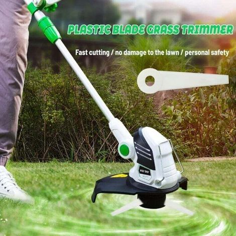 DBBEGK Lot de 20 lames de coupe-bordures en plastique pour tondeuse à gazon