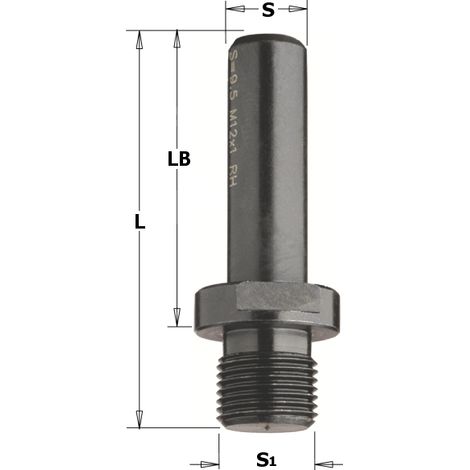 797.120.00 RIDUZIONE M12X1 CON ATTACCO S=12X40 L=55 DX