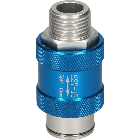 Vanne à glissière manuelle 1/2 pouce, vanne de régulation de débit pneumatique, vanne manuelle en alliage d'aluminium (1/5)