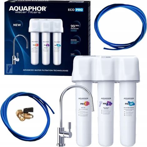 Filtro antibacteriano Aquaphor Crystal ECO PRO para agua potable con boquilla (1/5)