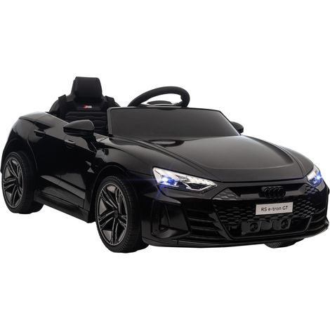 Coche eléctrico infantil Audi con cinturón, mando a distancia y luces, negro 103 x 58 x 41 cm (1/4)