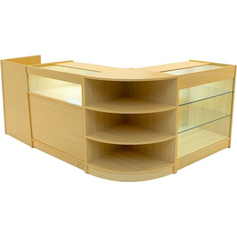 Hyperion LED Shop Counter Set K900, B900, TB60 & LM60 - Maple