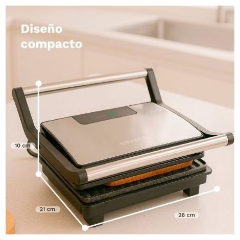 Mini Grill Grunke GRLMARBLE, 1000w, 180º (1/2)