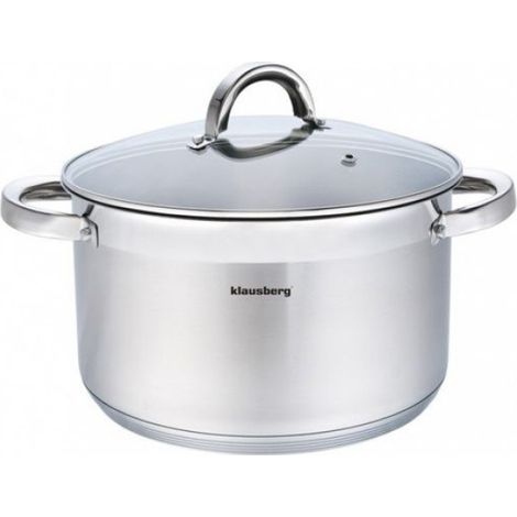 Marmite - Acier Inoxydable 18/10 - Fond Multicouche 6 mm - Compatible Induction - 28 cm - 9,5 L