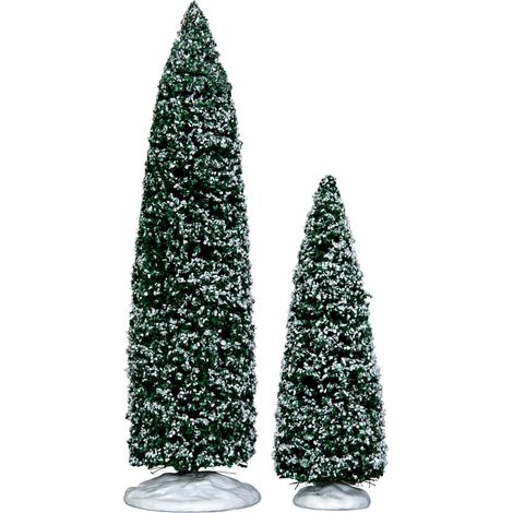 Snowy Juniper Tree Large & Medium Set of 2 Cod. 34664 (1/3)