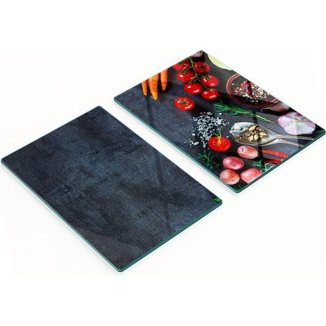 Tablas de vidrio decorativas multifuncionales para ingredientes de cocina, 2x40x52 cm (1/5)