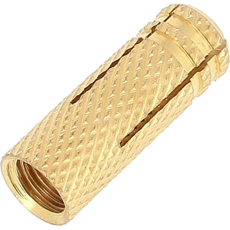 Cheville M6 Laiton sans Bille