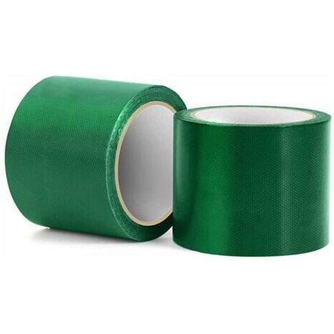 2PCS Reparation Bache Ruban Adhésif Etanche, 5cm x 5m Auvent Ruban de Réparation, Uissant pour Réparer Bache de Camion ou de Serre, Toile de Tente ou Tonnelle (1/4)