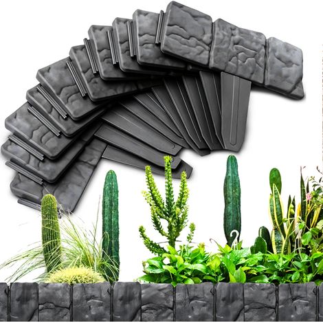 Heckermann H-250 Garden Palisade Dunkelgrau