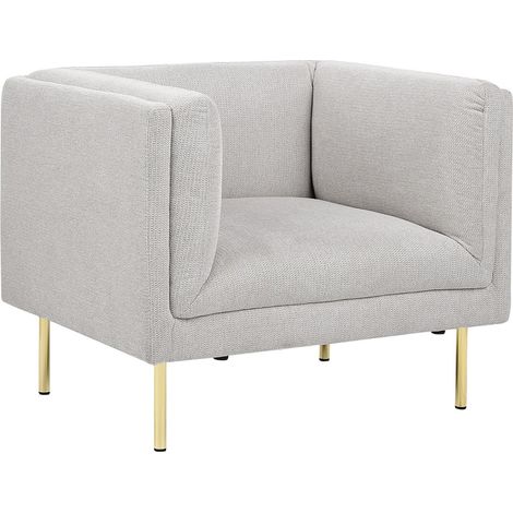 Armchair MOEN Fabric Light Grey (1/5)
