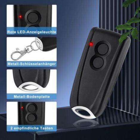 Telecommande Porte de Garage pour EcoStar RSC2-433 RSE2-433 RSZ1-433, pour Hormann Ecostar Liftronic/TUBAUTO EuroPro 500/700/800, po (1/4)