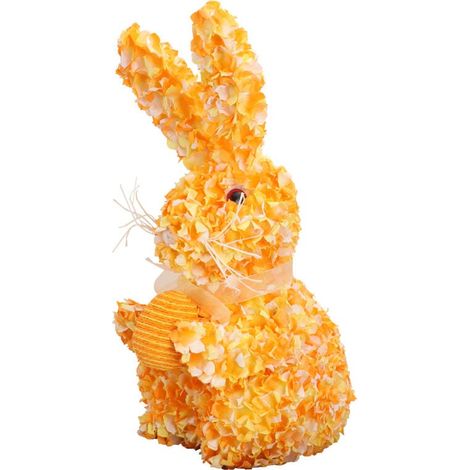 Coniglietto pasquale con uovo - Decorazione Goliath arancione (1/3)