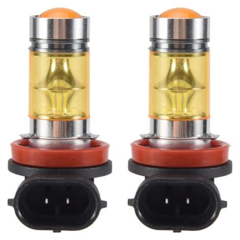 2 X High Power Led-leuchten 100W H8 H11 Gelb Nebel Licht 2828 20Led Scheinwerfer Lampe (1/5)