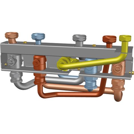 Saunier Duval – Kit de raccordement pour chauffe-eau électrique – Filetage plomberie – Adaptation précise pour chaudières ThemaClassic – Remplacement pièce d'origine