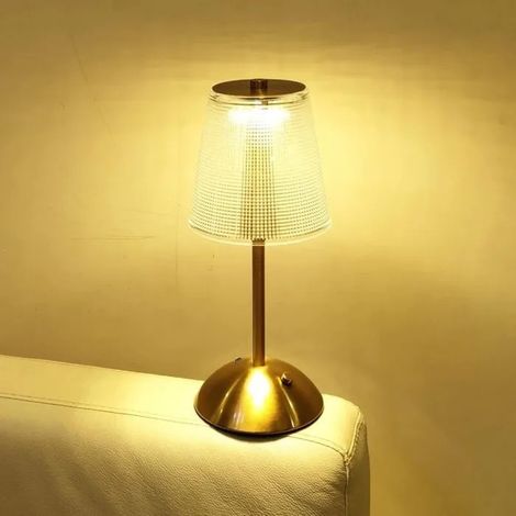 Lampe de table sans fil, lampe à piles rechargeable, 3 modes de couleur et lampe tactile LED à intensité variable Odipie (1/4)