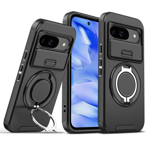 Handyhülle Kameraschutz Magnetisch Google Pixel 9 9 pro Schwarz (1/5)
