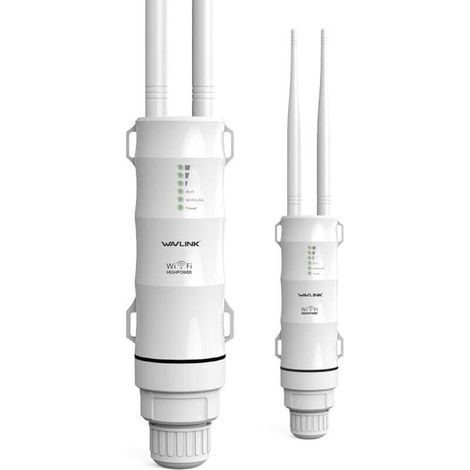 FOGCITY – Amplificateur WiFi extérieur 802.11AC – Antennes double bande 2.4GHz 150Mbps et 5GHz 433Mbps – Boîtier étanche IP65 – Alimentation PoE - AC600 (1/4)