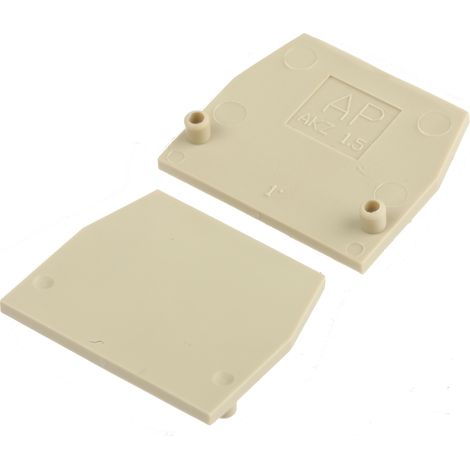 Flasque d&146extrémité Weidmuller, série AP pour Blocs terminal à rail DIN ( Prix pour Paquet de 10 )