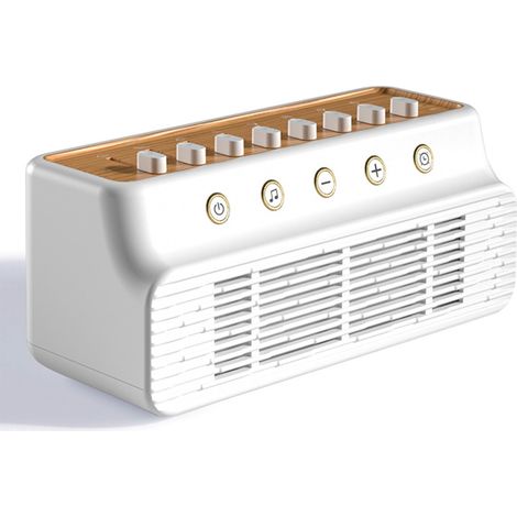 Machine à bruit blanc, appareil portable pour endormir bébés et adultes, avec 8 sons de la nature, options de mixage, haut-parleur Bluetooth, minuterie et prise jack 3,5 mm, pour dormir à la maison ou