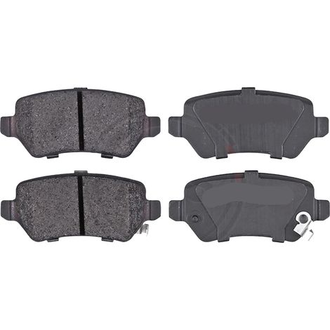 KIT PASTIGLIE FRENO POSTERIORI compatibile con OPEL MERIVA A MPV /SPACE WAGON (X03) / PASTIGLIE FRENANTI AUTO OEM P 59 038, / SOSTITUZIONE DIRETTA / BASSA POLVERE / SILENZIOSO