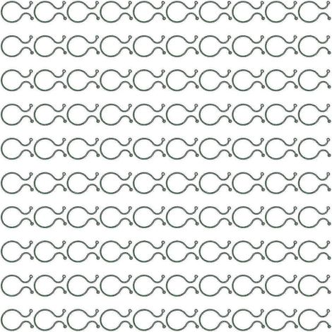 48 pièces de boucles à huit caractères pour le jardinage, en forme de gourde, avec motif papillon et décoration pour plantes.