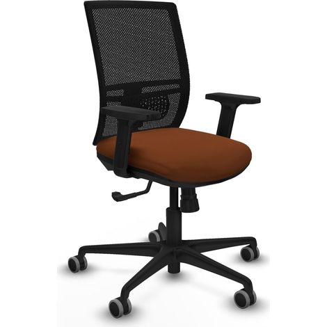 Chaise de bureau piqueras y crespo Yunquera crème accoudoirs réglables (1/2)