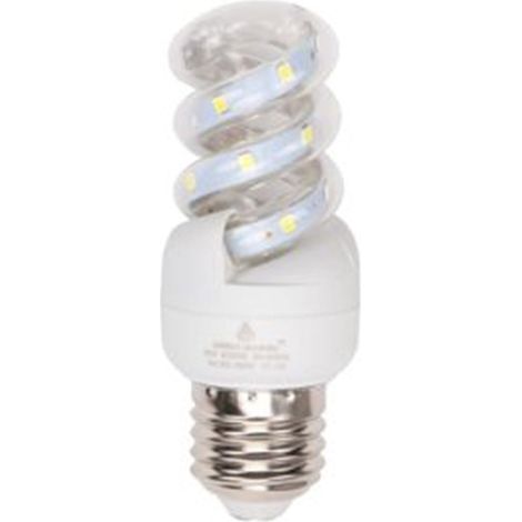 TrAdE Shop Traesio - Lampadina Led E27 9w 885lm Tortiglione Vortice Spirale Luce Fredda Naturale Calda - -Bianco Caldo      -