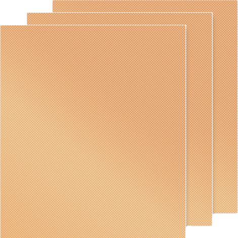 Tapis de barbecue 3 pièces anti-adhésif réutilisable 16x13 pouces Fibre de verre pour grill gaz charbon électrique (1/5)