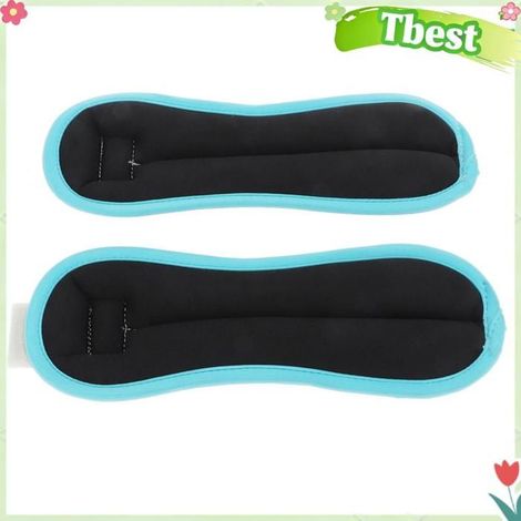 Tbest Poids de cheville Poids pour Chevilles, 1 Paire de Poids de 0,5 Kg, Taille Réglable, Sangles de Poids sport gymnastique (1/5)