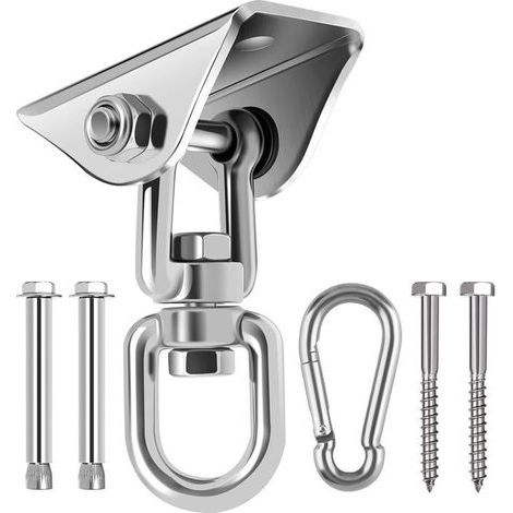 Hamac capacité 450 kg inox crochet pivotant 360° (1/5)