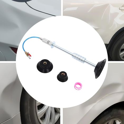 Extracteur de bosses de voiture, kit de réparation de bosses pneumatique, kit de réparation de bosses extracteur de bosses ventouse kit de marteau coulissant avec 3 ventouses de tailles différentes