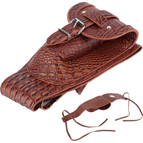 Protège-réservoir moto en cuir PU brun texturé, panneau de protection avec pochette, accessoire motard, housse réservoir avec sacoche, style vintage, kit garniture réservoir. (1/5)