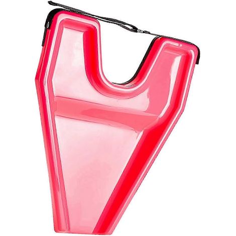 Professionelles, tragbares Haarwaschbecken aus Kunststoff mit ergonomischer Form, ideal für Friseursalons, Spas und bettlägerige ältere Patienten.-Rose Red (1/5)