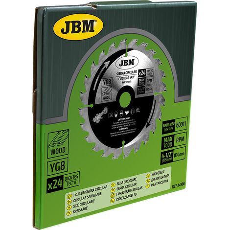KREISSÄGEBLATT 24T 115mm. FÜR HOLZ FÜR REF. 60011 JBM14986