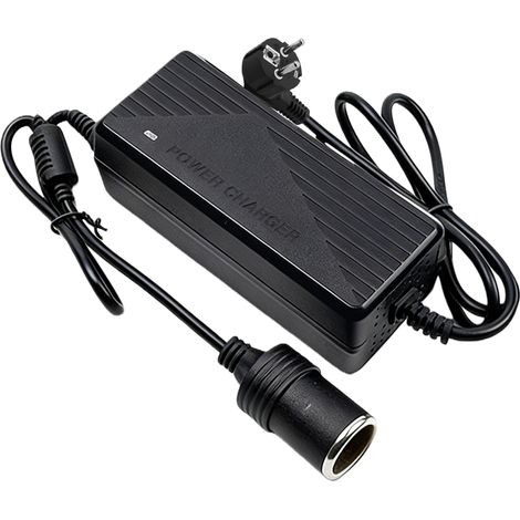 AC À DC Adaptateur Converter, Convertisseur De Tension 12v, 180w/15a Adaptateur Allume Cigare Secteur, Adaptateur Secteur pour Voiture, Chargeur Secteur Transformateur Convertisseur pour Glacière (1/5)