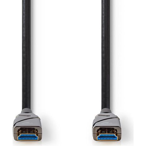 Nedis Aktive optische High Speed HDMI-Kabel mit Ethernet / HDMI™ Stecker / HDMI™ Stecker / 4K@60Hz / 18 Gbps / 30.0 m / Rund / PVC / Schwarz / Kartonverpackung (1/5)
