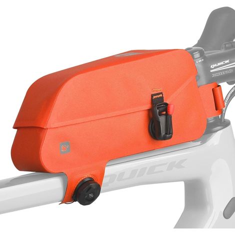 Fahrrad Rahmentasche wasserdicht mit Magnetverschluss für MTB Rennrad orange (1/5)