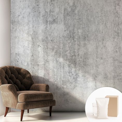 Carta Da Parati Non Tessuto - Con Colla Gratuita - Con Motivi Moderni - Design Elegante Per Pareti Muro in cemento 250x250 cm (1/5)