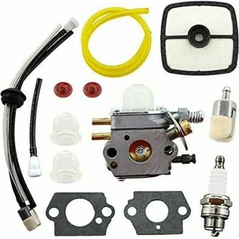 Vtizikl Carburateur avec filtre à air pour Zama C1U-K52 C1U-K53 C1U-K29 C1U-K47 pour Echo SRM2100 SRM2110 SRM2400 SRM2015 SRM2305 SRM2455 PE2000 SHR210 Coupe-fil (1/4)