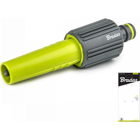Spritzdüse Kunststoff Wasserspritze stellbar Steckkupplung Sprühspritze Spritzbrause LIME LINE SOFT BRADAS 3485