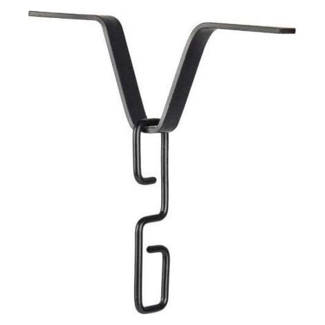 Rain Chain Hooks for Gutters, V-Mount Rain Chain Clips for Gutters, Rain Chain Anchors (1/4)