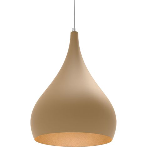 LUMICOM CALICE Sospensione, 1X E27, max 42W, metallo, anodic gold, D.20cm (1/3)
