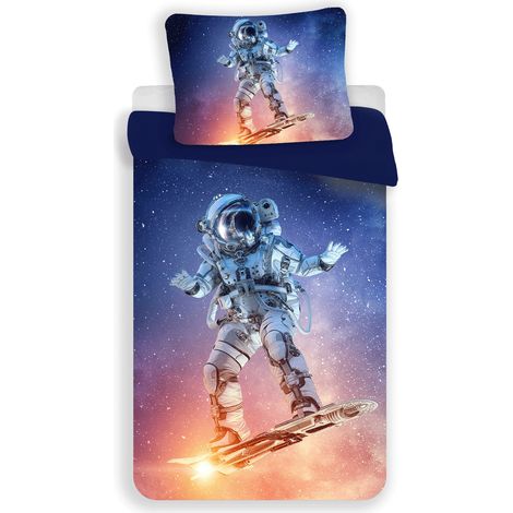 Astronaut Kuschelige Bettwäsche Polyester, 140x200 cm & 70x90 cm (1/4)