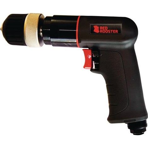 Druckluftbohrmaschine RR-10 DP 10mm 0-1800min-¹ 1-10mm RED ROOSTER (1/2)