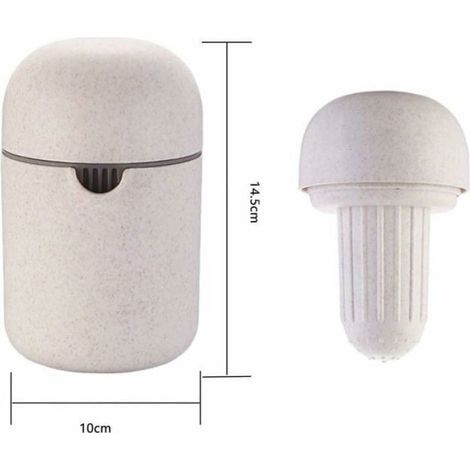 Presse-agrumes - - Beige Paille Blé - Écologique - Léger - Portable (1/2)