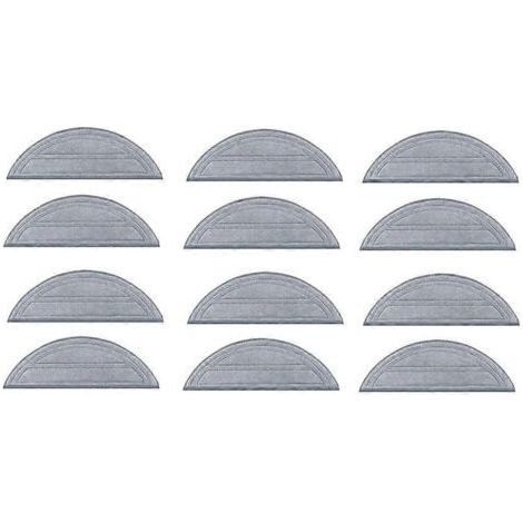 Lot de 12 chiffons de nettoyage pour aspirateur Roborock Q10 S5/Q10 S5ﴍ� VF/Q10V/Q10V - Accessoires et lingettes de rechange