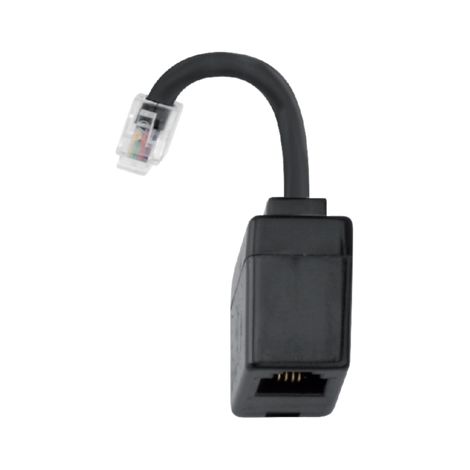HAGER EHZ001A CHANGEUR DE GENRE DE CÂBLE R12 RJ10 NOIR