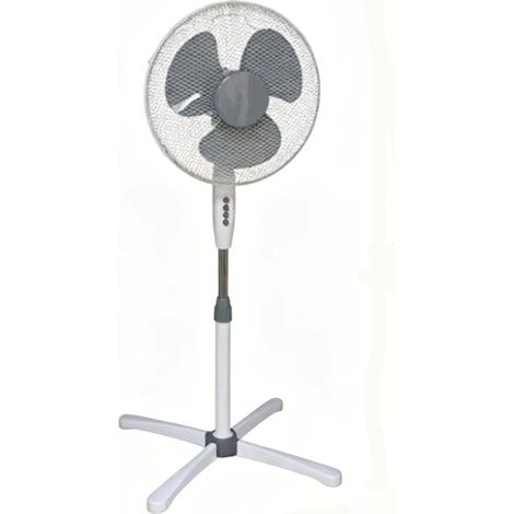 Ventilateur sur Pied Oscillant Réglable en Hauteur – 3 Vitesses, Moteur Économe en Énergie, Base Stable Antibasculement, Ventilateur pour Maison et Bureau (1/5)